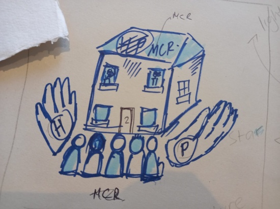 The logo is beginning to take shape! 